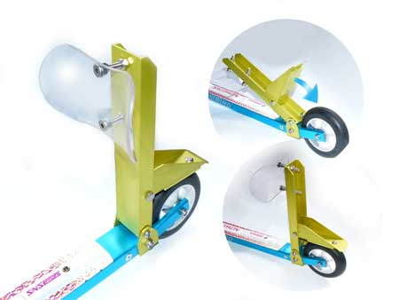 Fersenbremse fr Skating Rollski Rad100mm