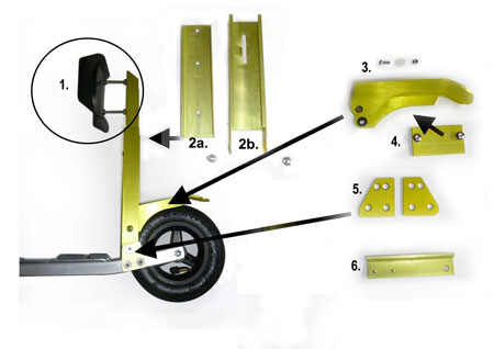 CROSS - Skating - Bremse - Zubehr Einzelteile