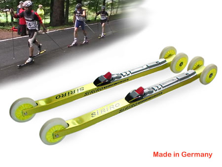 Diagonalrollski mit 3 PU Rdern RX 100x24mm