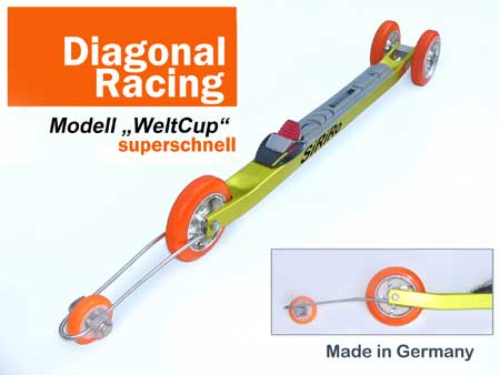 Diagonalrollski mit Fhrungsantenne