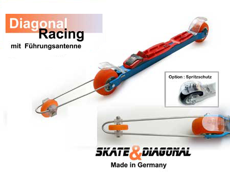 Diagonalrollski mit Fhrungsantenne