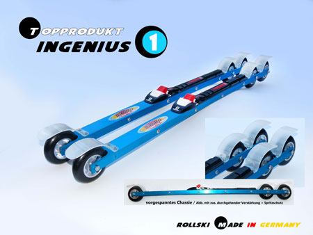 INGENIUS 1 - Skating Rollski mit 3 Rädern