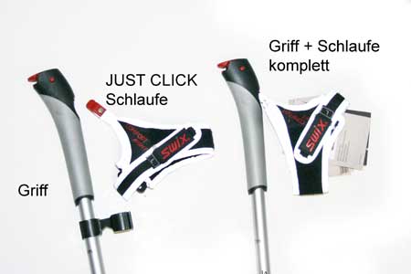 Swix JustClick Griff + Schlaufe