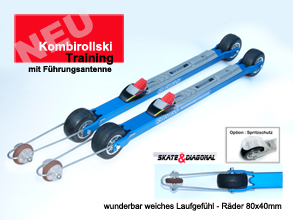A3 Kombirollski - für Skating- und Diagonaltechnik