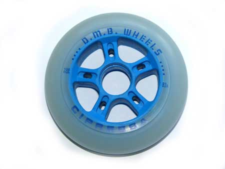 PU Rad blau Felge Kunststoff  100 x 24 mm 83A