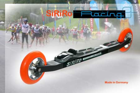 Rennrollski WeltCuP- Skating Rollski mit niedrigem Chassie