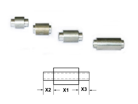 Spacer aus Aluminium