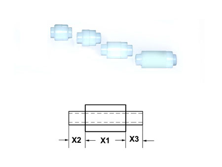 Spacer aus Kunststoff