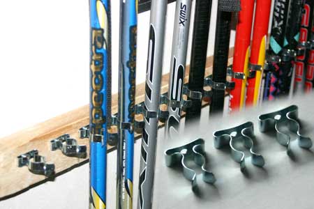 Stockhalterung aus Metall - zum Anschrauben