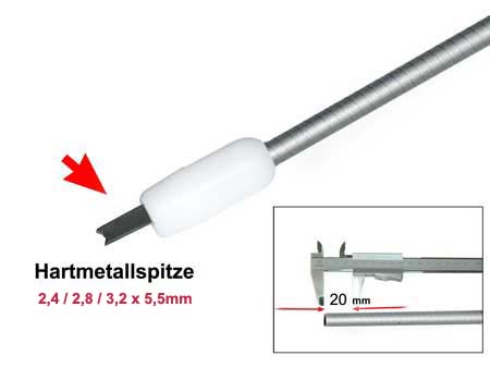 CrossSommerstockspitze mit verstrktem Hartmetalleinsatz